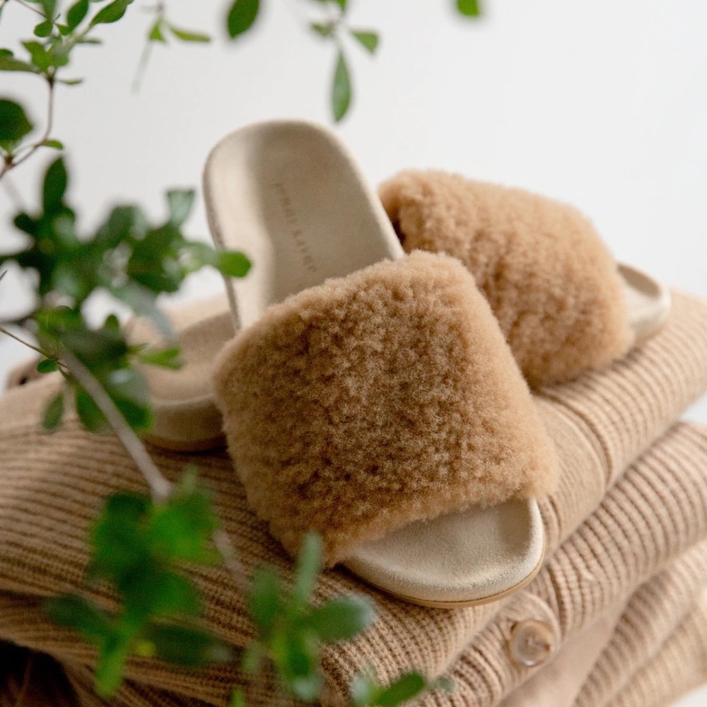 Jenni Kayne Shearling Slide Sandal